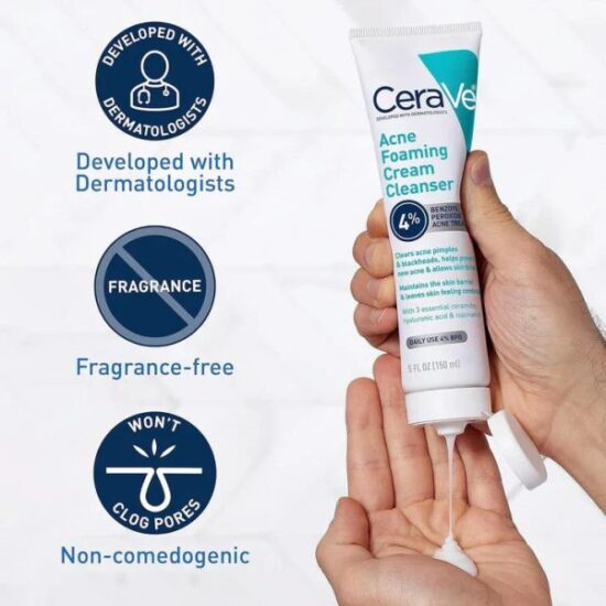 Cerave 4 In 1 Skincare Kit Night Cream, Sunblock, Cleanser & Serum For Radiant Skin - Image 5