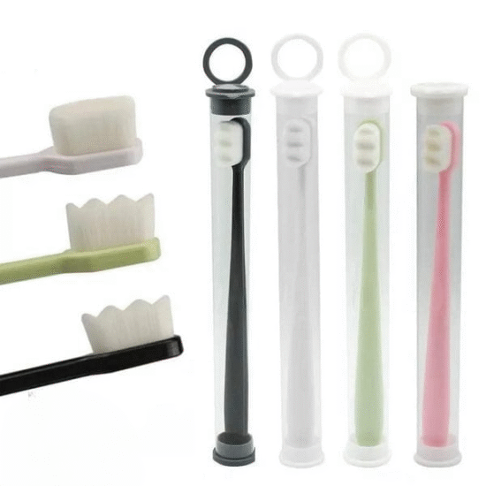 Soft Tooth Brush – Micro Nano Tooth Brush For Sensitive Gums Toothbrush With Extra Soft Floss (random Color) - Image 3