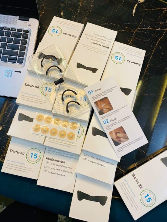 Sleep-co Magnetic Nose Strips – Nasal Dilator Starter Kit Next-gen Breath In Nasal Strips / Magnetic Nose Clips - Image 3