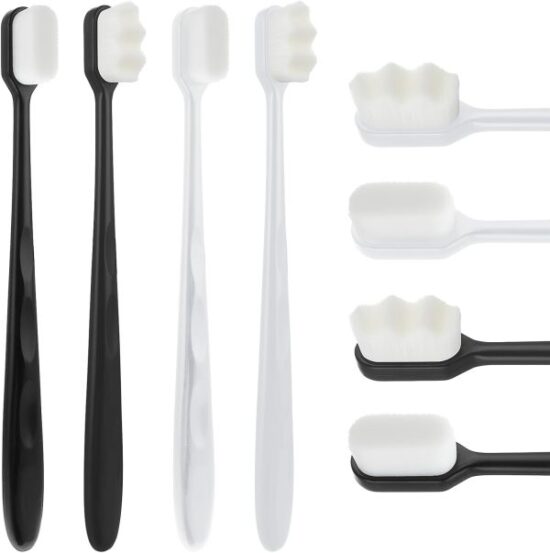 Soft Tooth Brush – Micro Nano Tooth Brush For Sensitive Gums Toothbrush With Extra Soft Floss (random Color) - Image 2