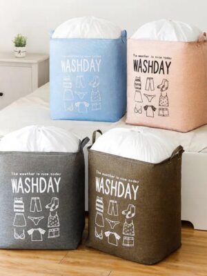 Soledad_Home washday laundry basket (random color)