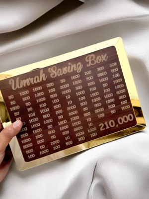 Soledad_Home Umrah Saving Box - Saving Box - Box For Umrah Saving | Umrah Saving Box - Best Quality Umrah Saving Box - 210,000 Umrah Saving Box ( Random Design )
